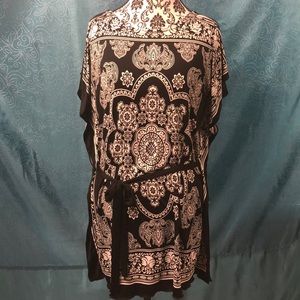 Black and White Printed Dress